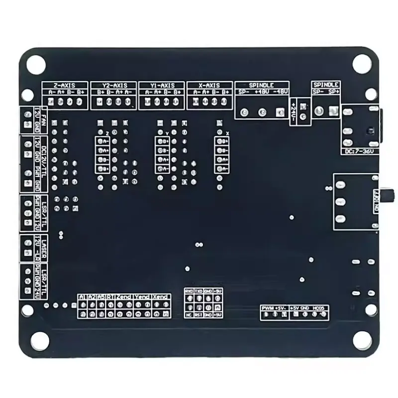 GRBL CNC 라우터 컨트롤러 3축 스테퍼 모터 드라이버 연결 300W 스핀들 더블 Y축 USB 드라이버 보드 (CNC 레이저용)