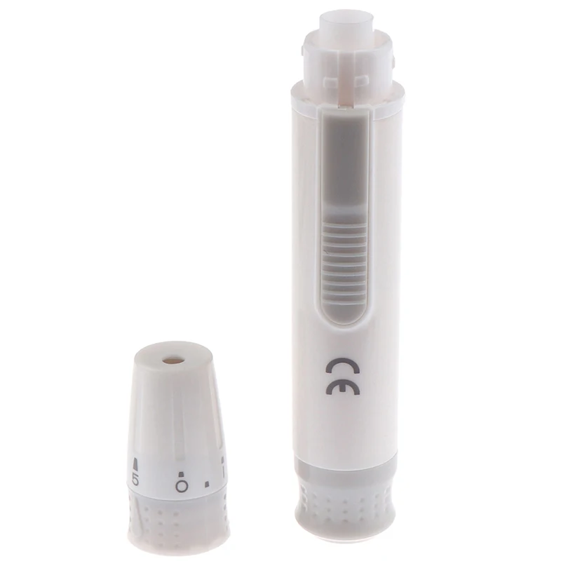 1pcs Blood Sampling Pen Lancet Pen Adjustable Blood Glucose Lancing Device Diabetes Mellitus Old Man Health Care blood sampling device