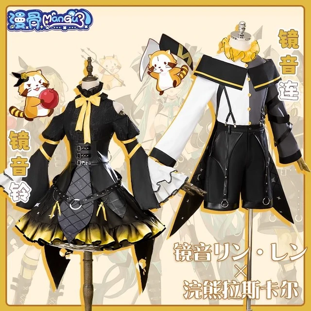 Anime Kagamine Rin Len Cosplay Costumes Halloween Costume ...