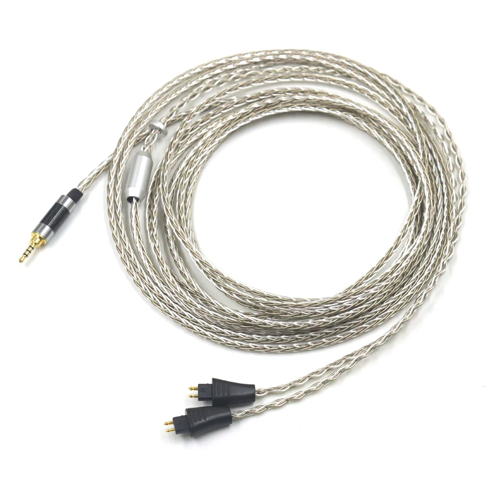 152 Core Xlr 2.5 3.5 4.4Mm Grafene + 99% Cavo Di Aggiornamento Sostitutivo Per Auricolari Placcato Argento Per Fostex Th610 Th900 Mk2 Th909