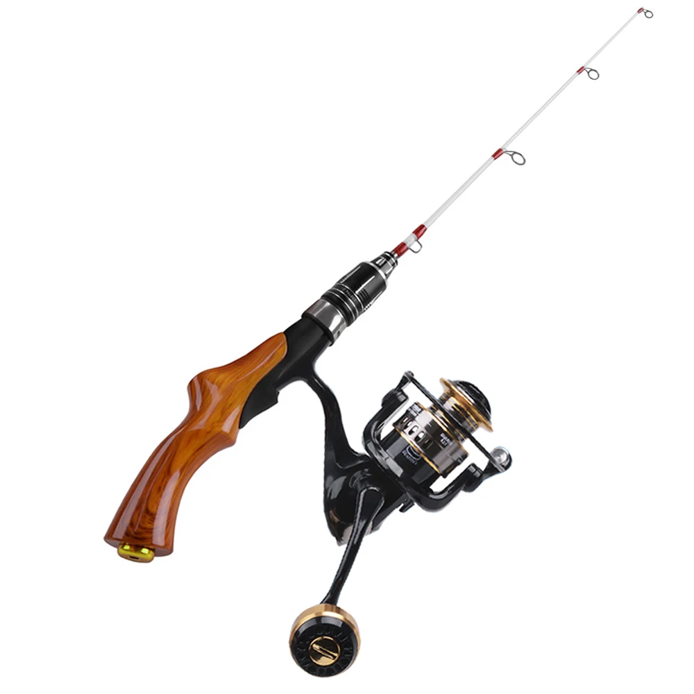 ice fishing rod and reel combo Kit with Backpack Box Fishing line