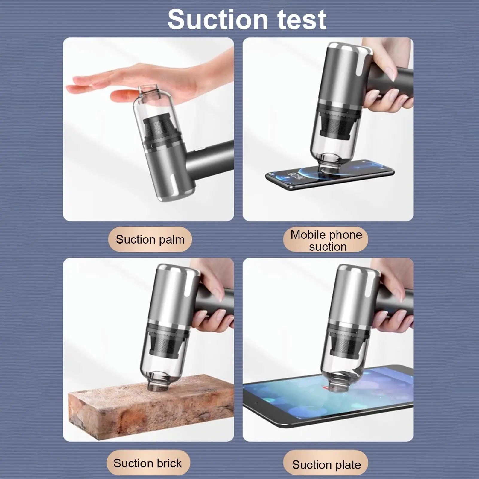 120000PA Car Vacuum Cleaner Strong Suction Home Appliance Wireless Portable Mini Cleaning Machines Air Duster Cars Accessories