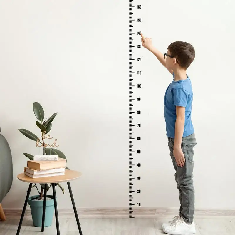 Cartoon Height Scale Wall Sticker Height Sticker Creative Measure Children Ruler Self adhesive Room Decor