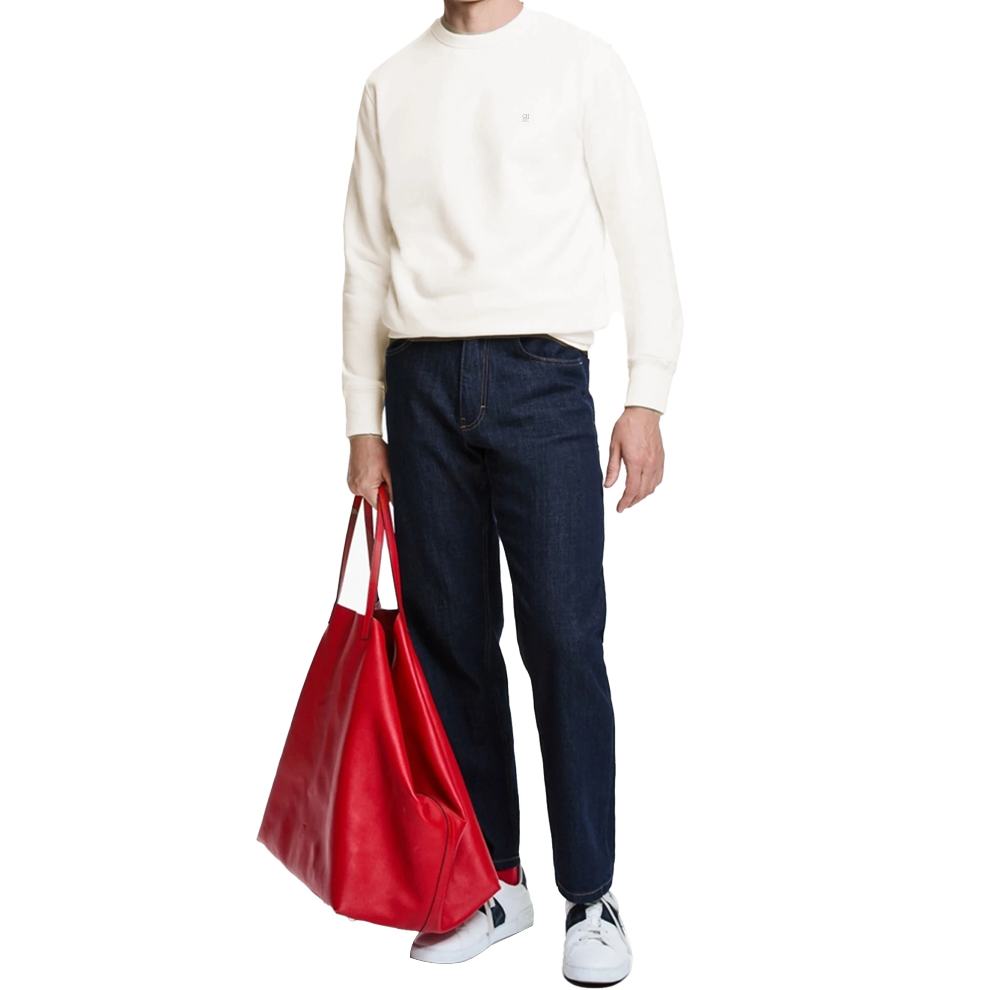 CHCH Autumn Men's Hoodies Casual Pullover Solid Color Round Neck Men's Fashion Long Sweatshirt Tops Basic hoodies