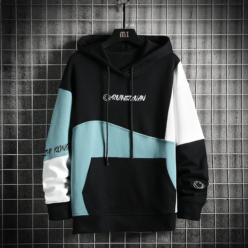 Felpe con cappuccio da uomo di marca Wetailor Plus Size uomo patchwork  stampa felpa con cappuccio manica lunga Hip Hop Streetwear felpa moda di  alta qualità|Hoodies \u0026 Sweatshirts| - AliExpress