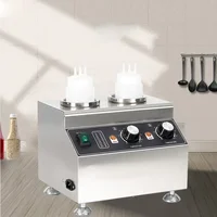 Desktop Double Head Round Juice Warmer Insulation Machine Steamer Electric  Automatic Fast Heating Stainless Steel 1
