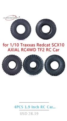 ZD Racing 100mm Rubber Tyres Wheels 17mm Hex for Redcat HSP HPI Kyosho Hobao Team Losi Carson 1/8 Buggy On-road RC Car