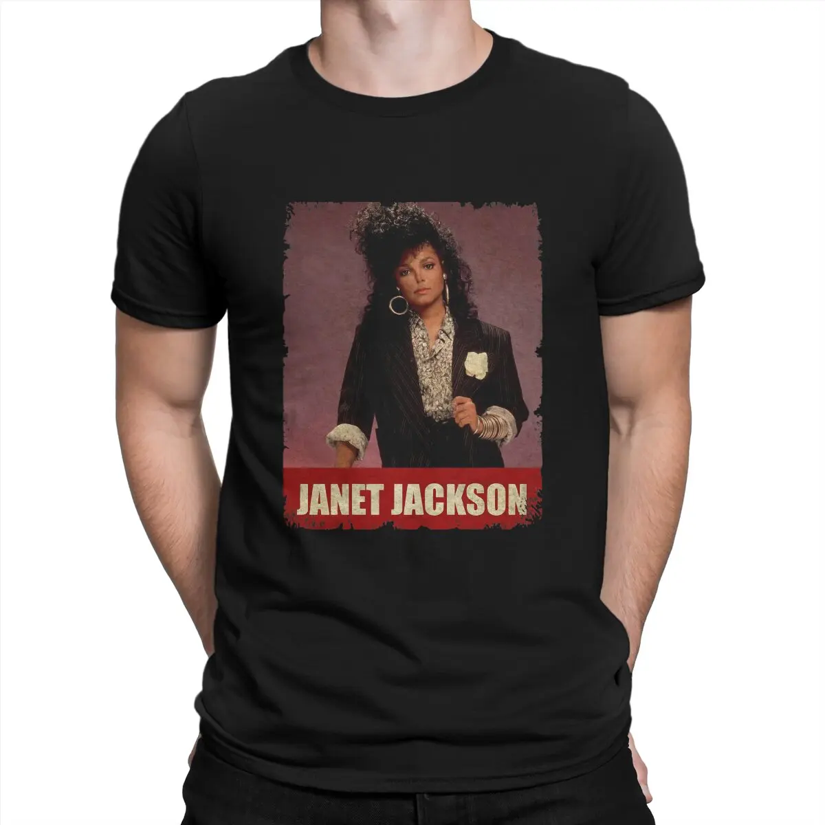 

Men Singers And Actors In The American Pop Music Industry T Shirt Janet Jackson Cotton Clothing Leisure Short Sleeve