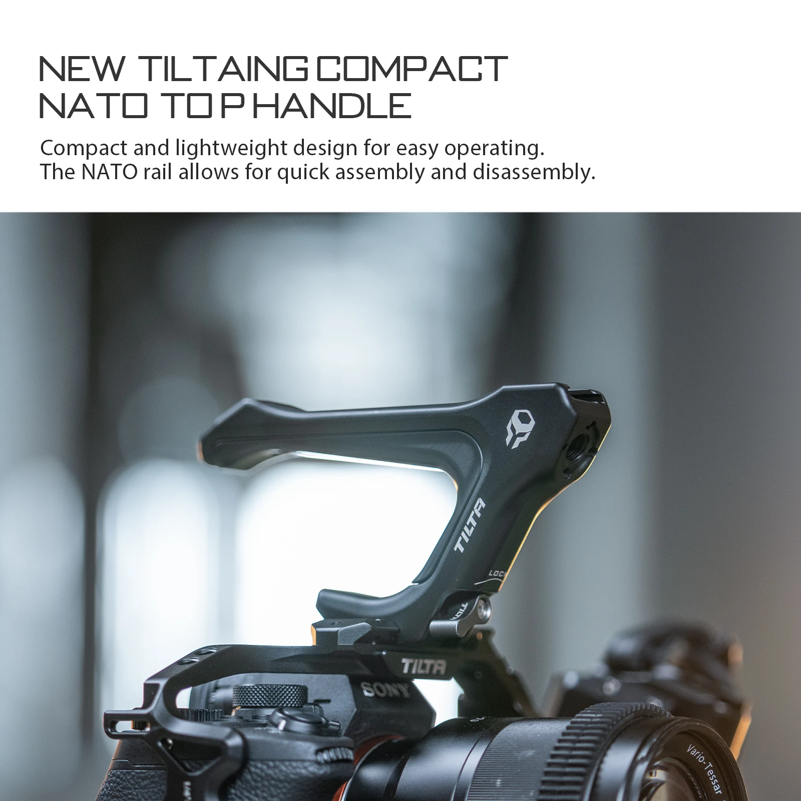 TILTA TA-QRTH7-B Tiltaing Compact NATO Top Handle with Nato