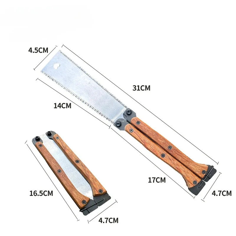 Japanese Woodworking Saw Woodworking Tools With Double Edges Can Achieve Smooth and Accurate Cutting Foldable Practical Saw folding saw hand saw