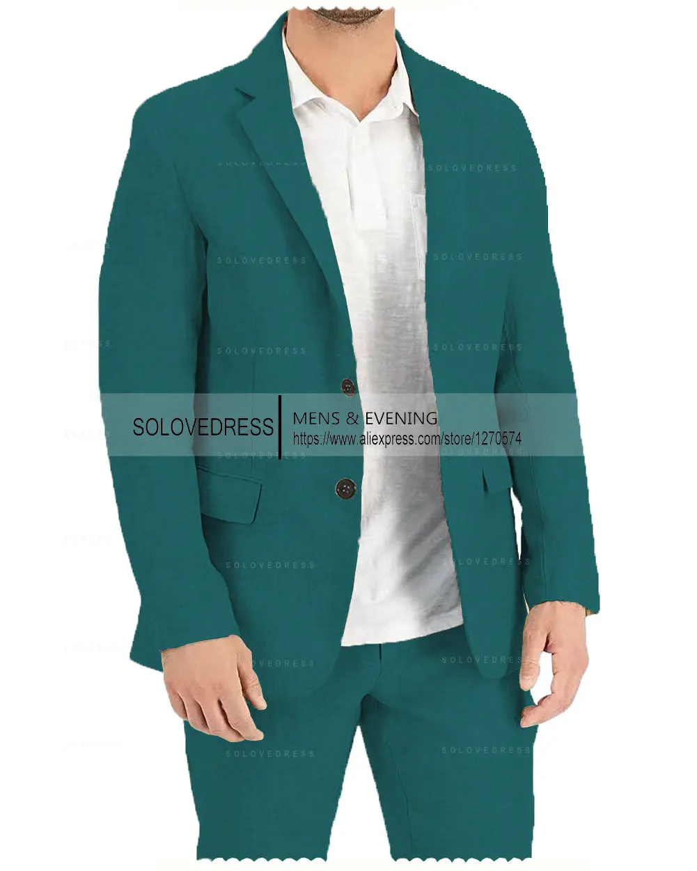 New White Men's 2 Pieces Cotton Hemp Suit Formal Business Notch Lapel Slim Fit Tuxedo Best Man Blazer For Wedding(Blazer+Pants)