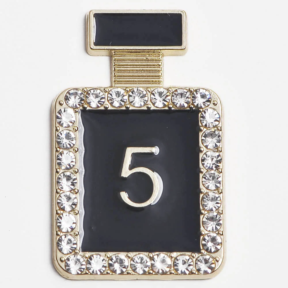 1 Pcs Metal Croc Shoes Charms Pink Women Bags Decoration Black Formal Hat Lady Bracelet Accessories Perfume Bottle Girl Gidt
