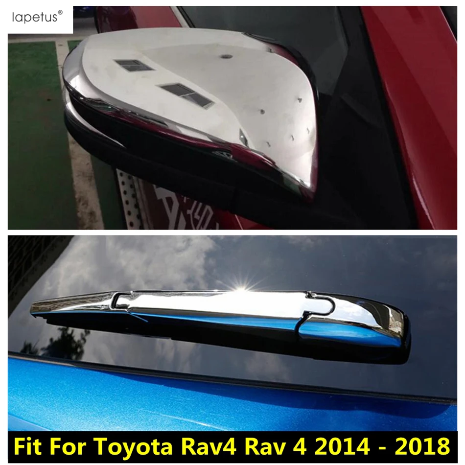 For Toyota RAV4 Rav4 2013-2018 ABS Chrome Rear Window Wiper Trim