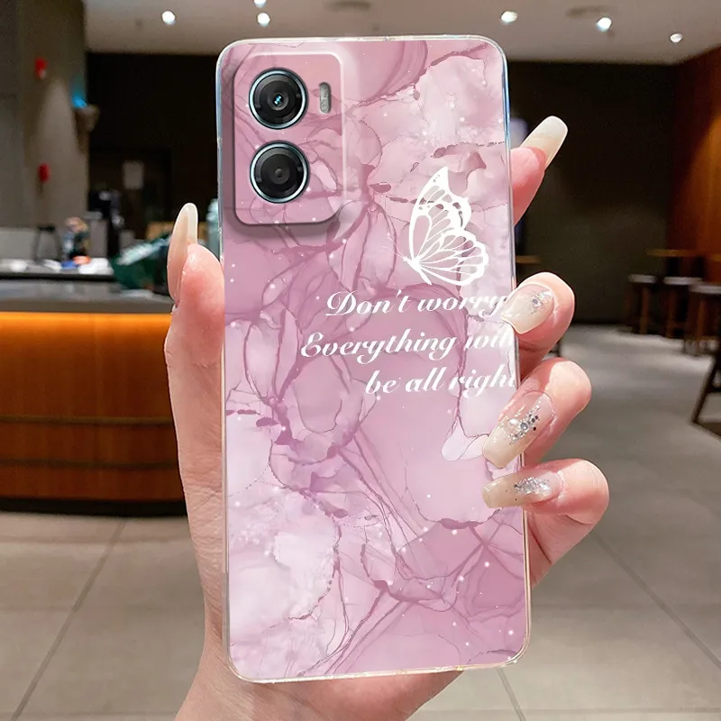 Fashion Butterfly Flower Phone Case - Soft TPU Silicone Back Bumper Etui
