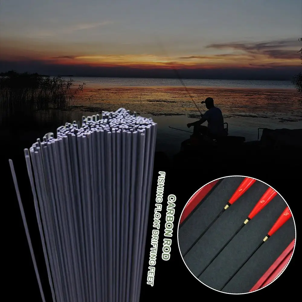 10pcs 60cm Fishing Floats 0.8mm~1.5mm DIY Fishing Float Top Making Buoys