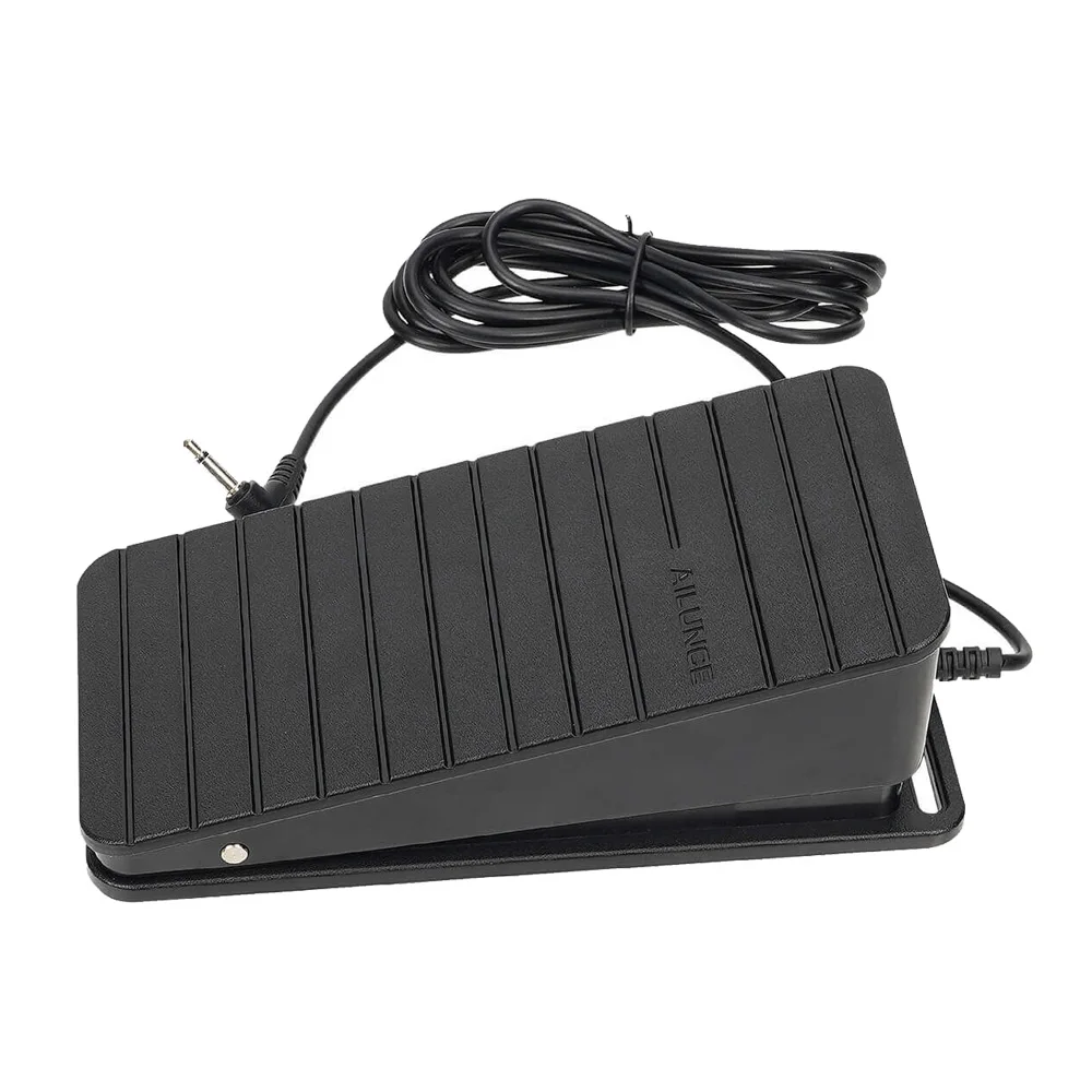 Ailunce FS01 Single-Channel Footswitch for PTT 3.5/6.35mm Plug Footswitch Pedal