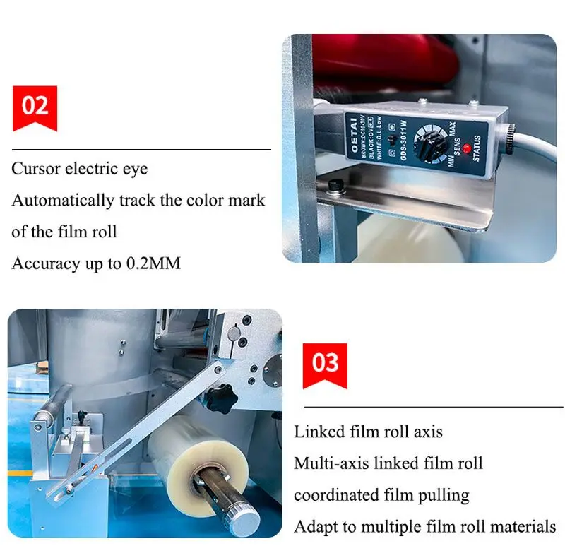 Hardware Flow Wrapping Packing Machine for Bakery Snack Medicine Tissue
