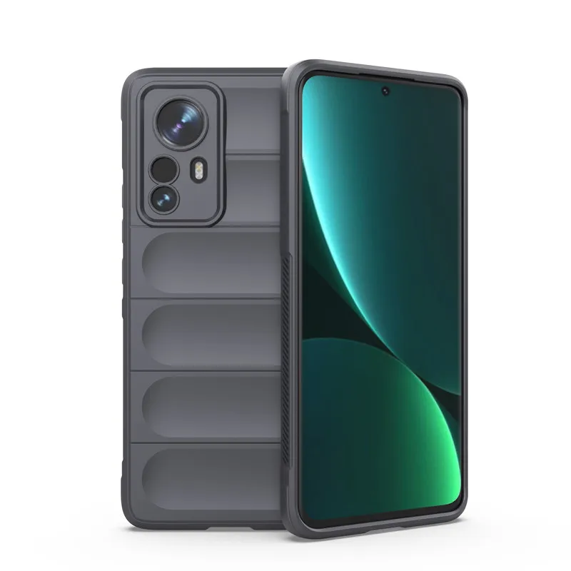 حافظة لهاتف Xiaomi 12 Pro لهاتف Xiaomi 12S Pro مقاس 6.73 بوصة ممتص للصدمات من السيليكون المطاطي لهاتف Xiaomi Mi 12 Lite 12 12S Pro Ultra