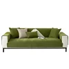 New Modern Herringbone Pattern Sofa Cushion Four Seasons Universal Anti Slip  Dust Chenille Sofa Cover Solid Color Couch Cushion 6