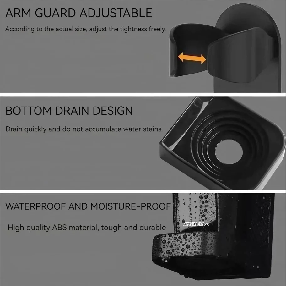 Bathroom Shaver Rack Wall Mounted Razor Holder Electric Toothbrush Holder Toothbrush Organizer Space Saving Traceless