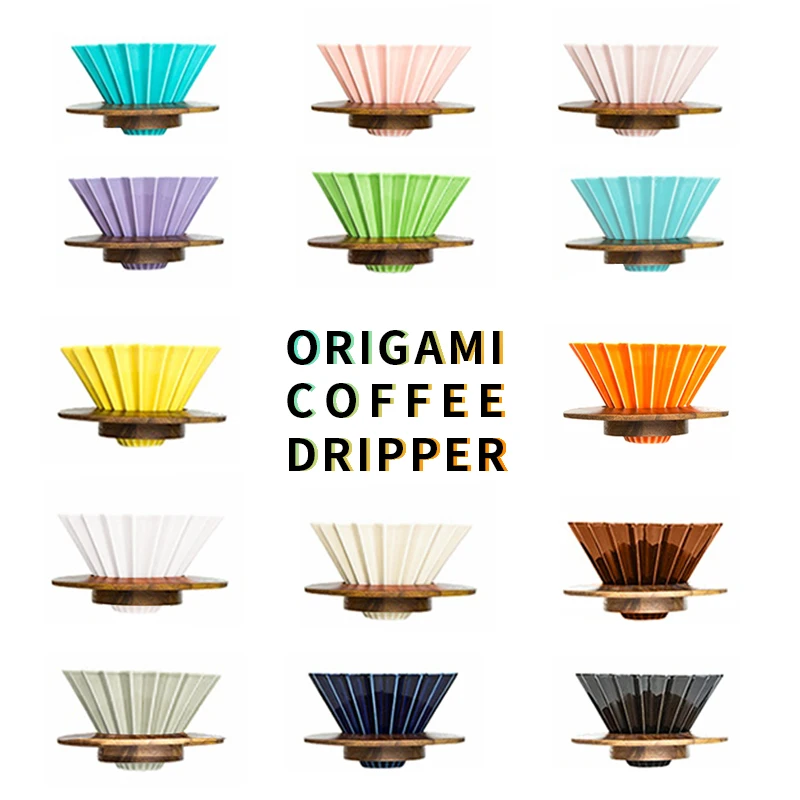 Origami Ceramic Coffee Dripper Filter Cup Coffee Ceramic Cup Made in