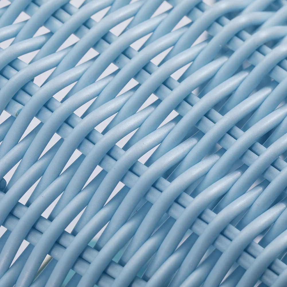 4pcs/Set Handwoven Bicycle Front Basket Adjustable Bike Handlebar Storage Basket with Bell Tassel Stickers Set