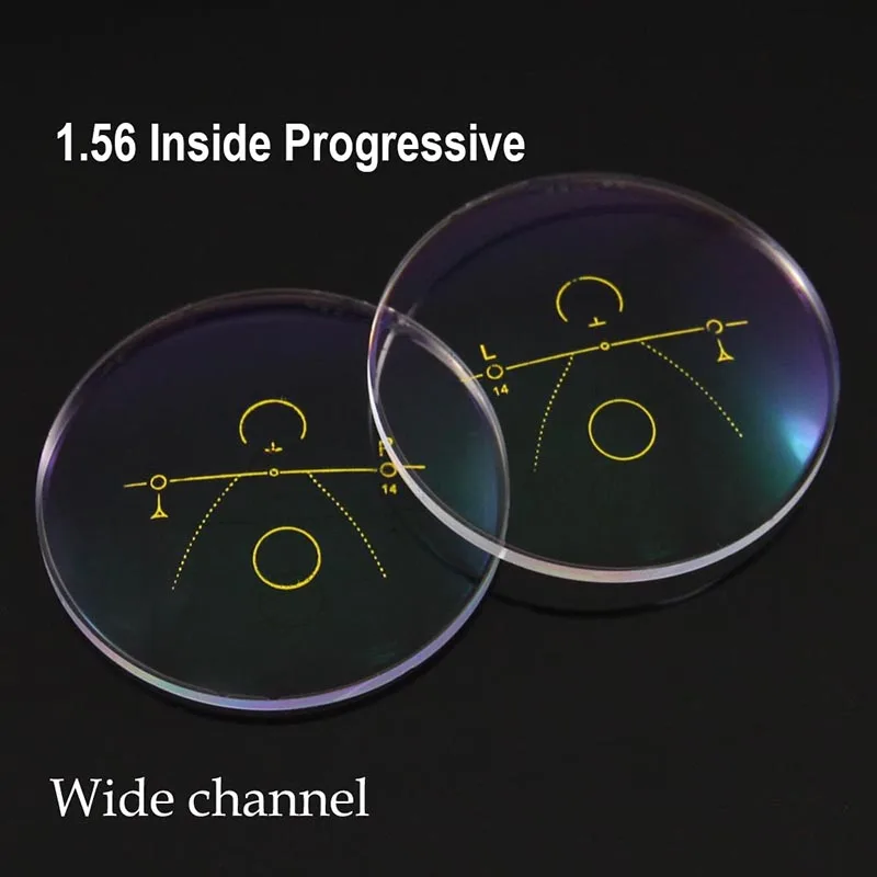 

1,56 внутренние Прогрессивные Линзы для очков, оптические линзы по рецепту, индивидуальные очки RUI HAO, брендовые оптические очки