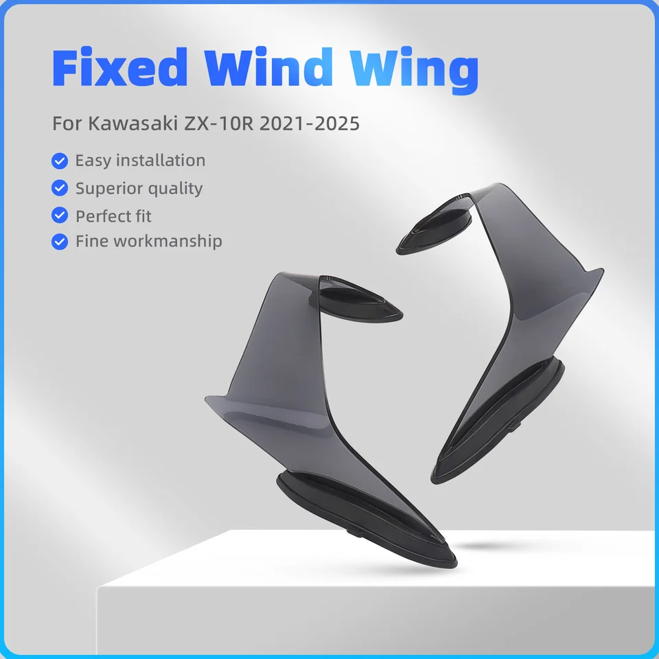 fixed Wind Wing for KAWASAKI ZX10R ZX-10R 2021-2025 Motorcycle