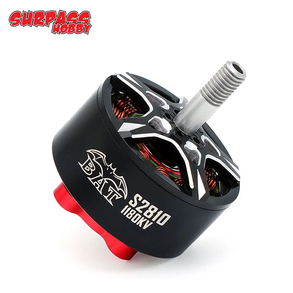 

Surpass Hobby S2810 2810 980KV/ 1180KV Brushless Motor Compatible 7 inch 8 inch Propeller 6S for RC FPV Racing Drone