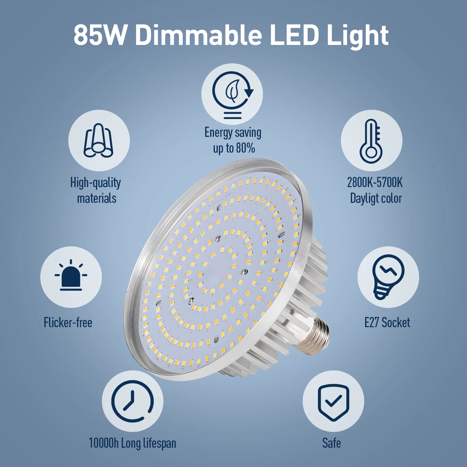 앤도어 스튜디오 사진 조명 키트 소프트박스 조명 세트 (85W 2800K-5700K LED 조명 2개 + 소프트박스 2개 + 2M 조명 스탠드)