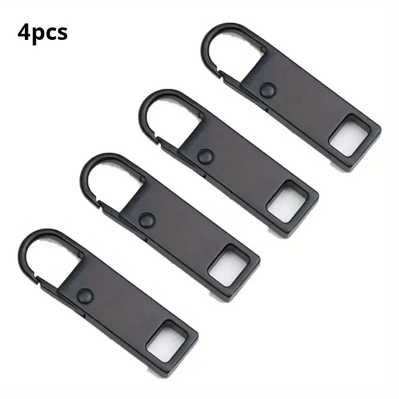 4 PCs Removable Zip Puller Jeans Backpack Jacket Clothes Shoes Boots Replacement Zip Accessories Sewing Tools zipper pullers,zipper sliders,zipper heads,zipper accessories