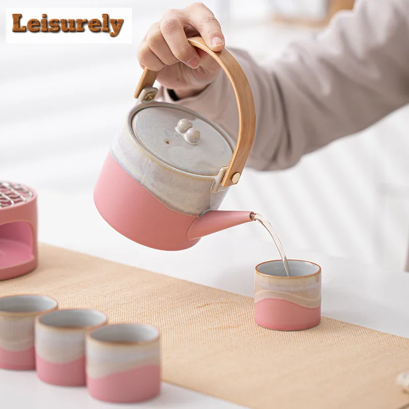 A Picture Of Mountains And Seas Tea Set Complete Set Luxury Tea Ceremony Set Teapot And Tea Cup Set Chinese Tea Set Gift Craft