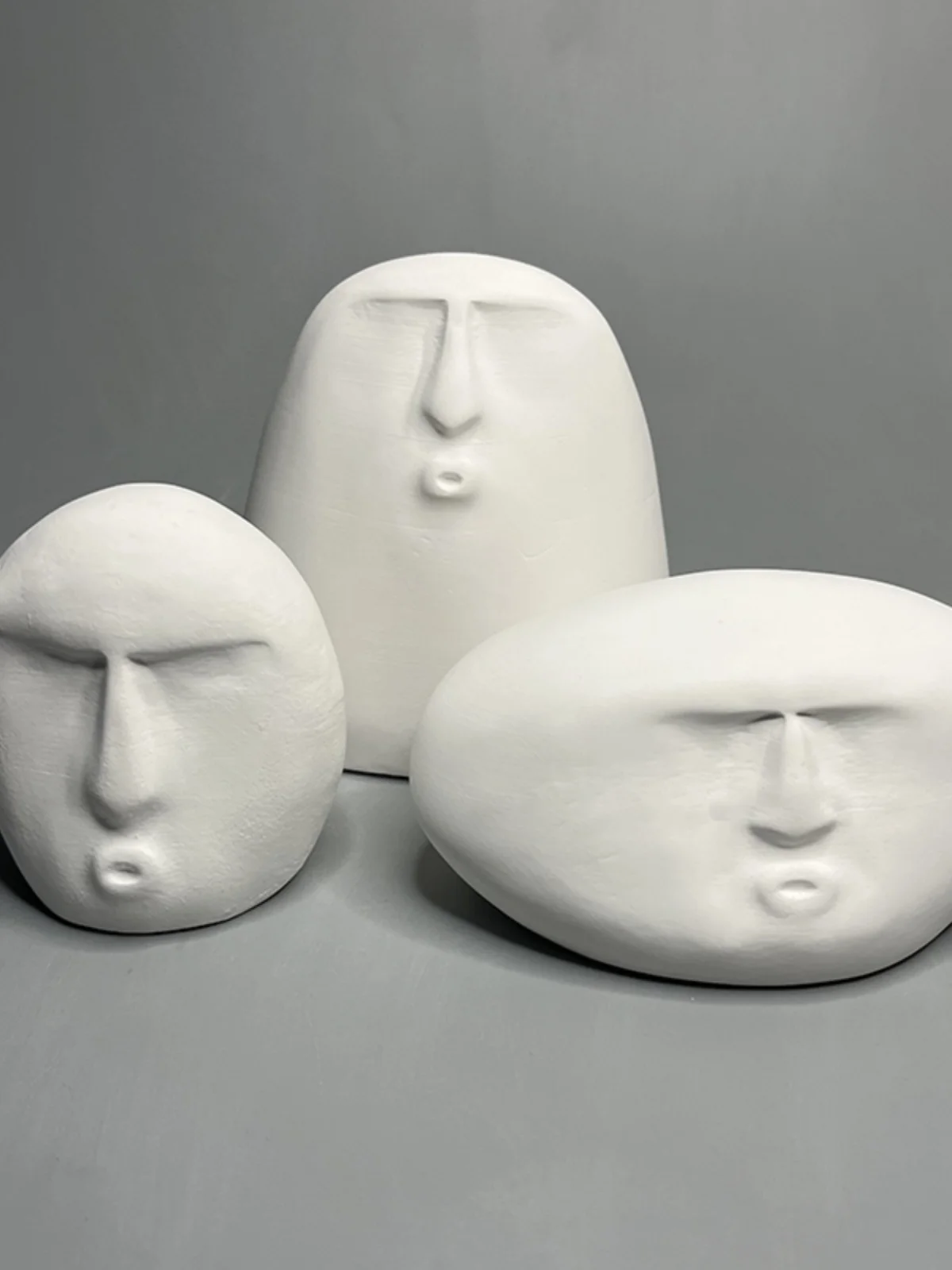 고급스러운 추상 인물 조각상, 창의적인 홈 데코레이션, 미니멀리스트 아트 석고..