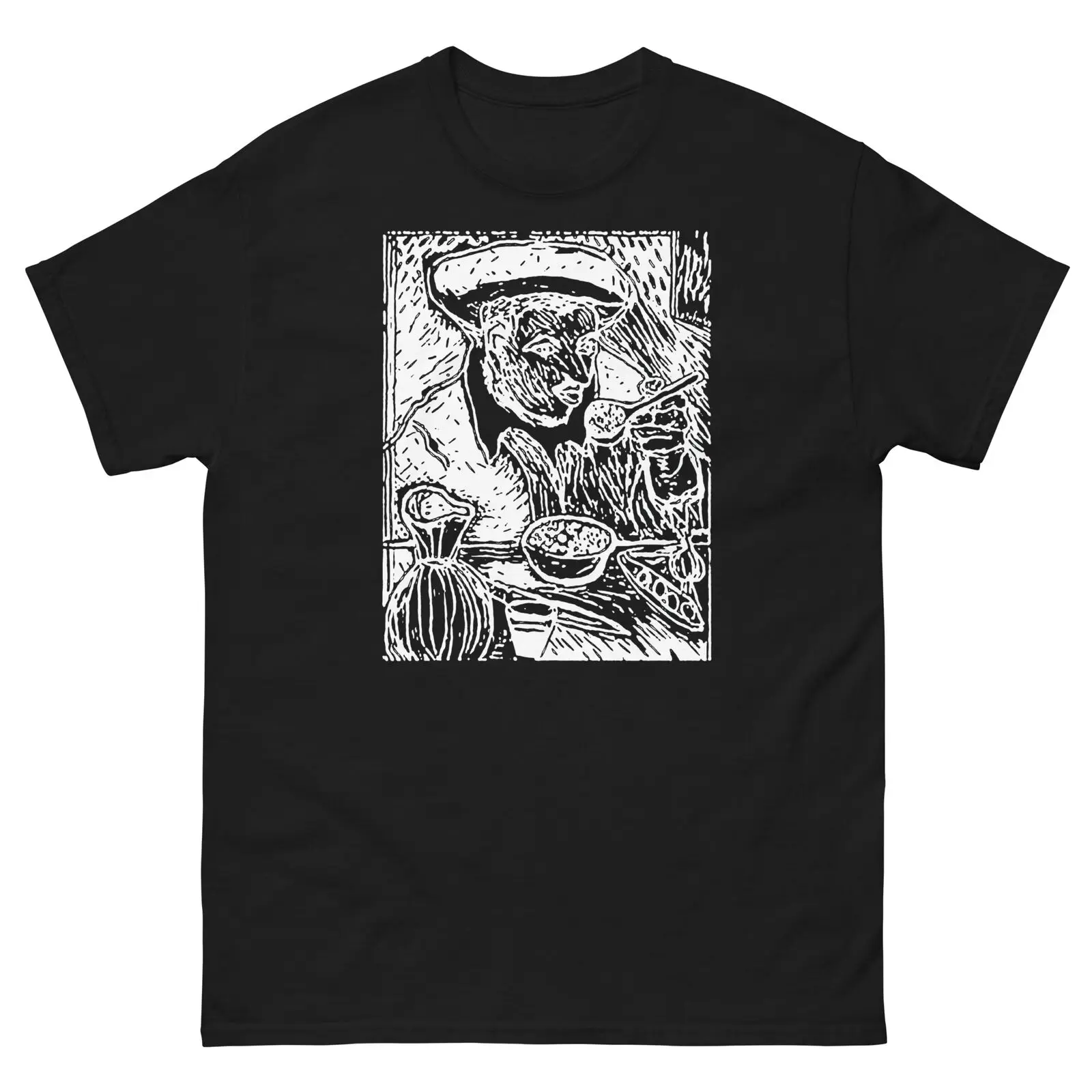 T-Shirt Vintage Unisex The Bean Eater Di Italo Scanga Maniche Lunghe O Corte