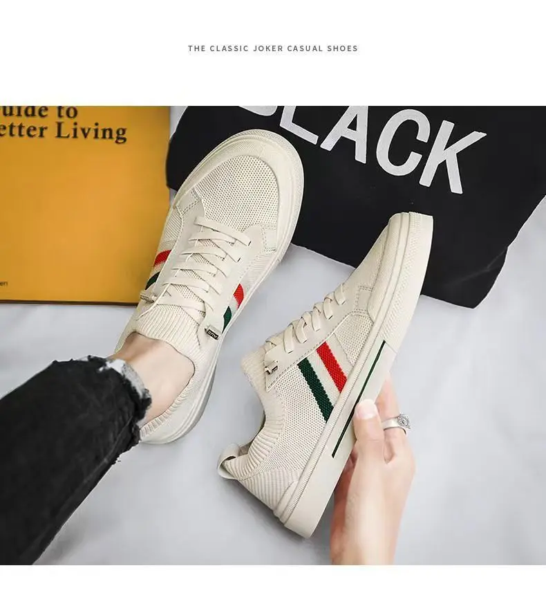 2025, atmungsaktive Herren-Freizeitschuhe, leichte Outdoor-Wanderschuhe für Herren, rutschfeste Herren-Turnschuhe, Slip-on-Flats, vulkanisierte Schuhe – Detail 14