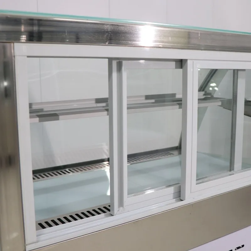 Supermarket Single Temperature Cake Display Freezer Air-cooled Mechanical Constant Temperature Supermarket Freezer
