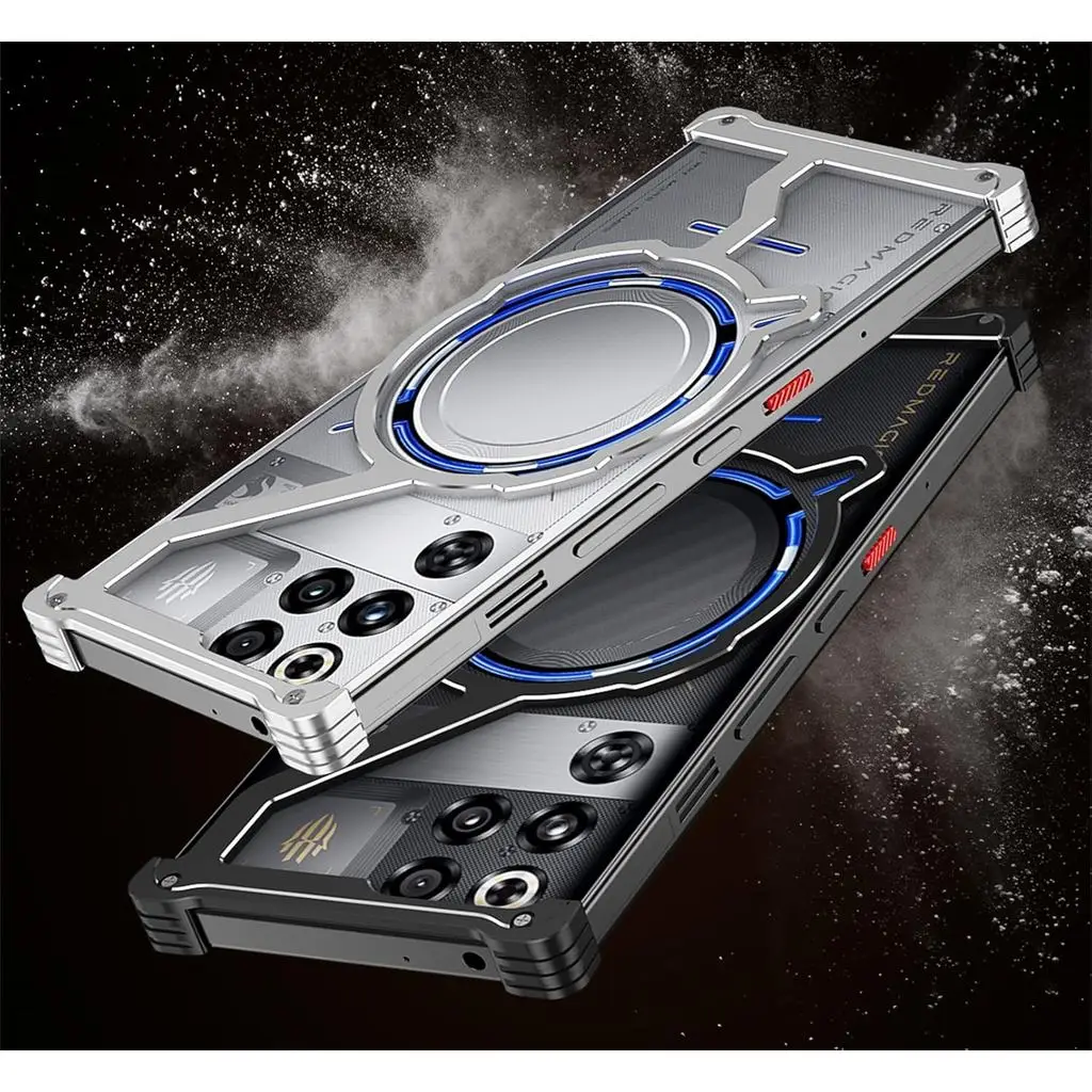 Sleek Metal Frameless Design Bumper Case with Magnetic Compatibility
