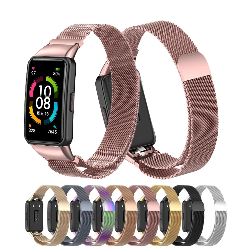 Magnetic Loop Stainless Steel Smartwatch Strap - Premium Metal Bracelet