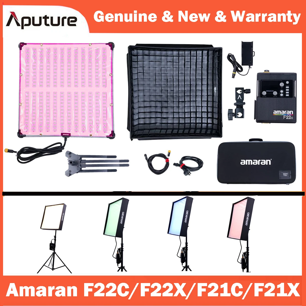 

Aputure Amaran F22C/F22X/F21C/F21X RGBWW полноцветная светодиодная лампа для видеосъемки гибкая светодиодная лампа 2500-7500K фотоаксессуары Falconeyes