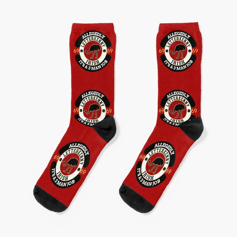 

Letterkenny allegedly Socks halloween socks compression stockings Women Rugby cartoon socks Men's Socks Luxury Women's