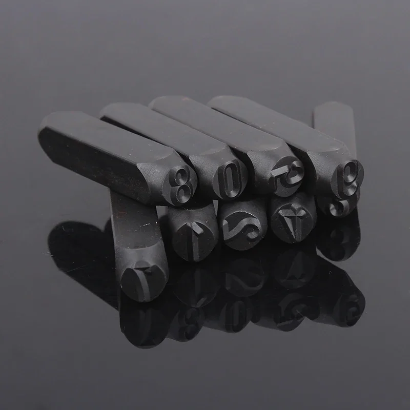 Numbers Alphabets Printing Tools Creative Leather Handmade Carving Tool DIY Craft Embossing Stamp For Leather Steel Punch