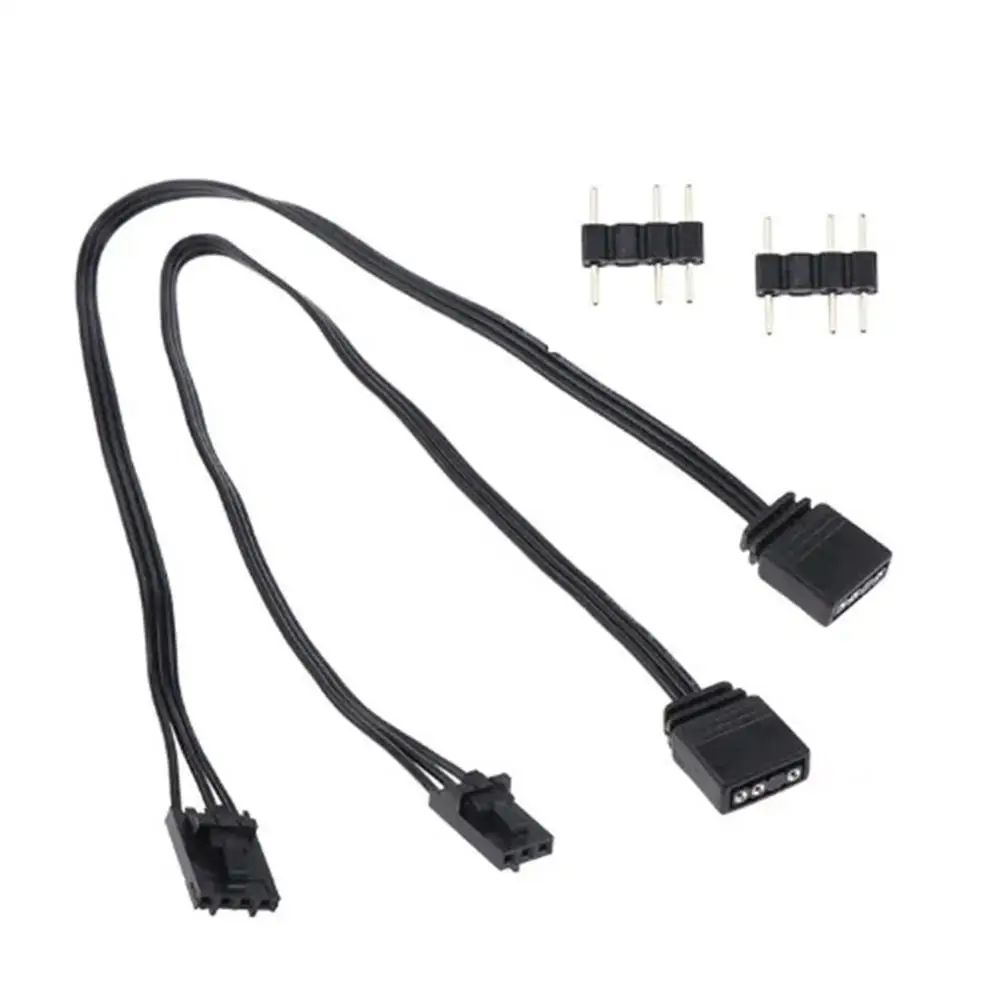 

3-контактный 4-контактный адаптер для Corsair RGB-адаптера, коннектор, адаптер для контроллера пиратской доставки QL LL120 ICUE 24AWG 25 см