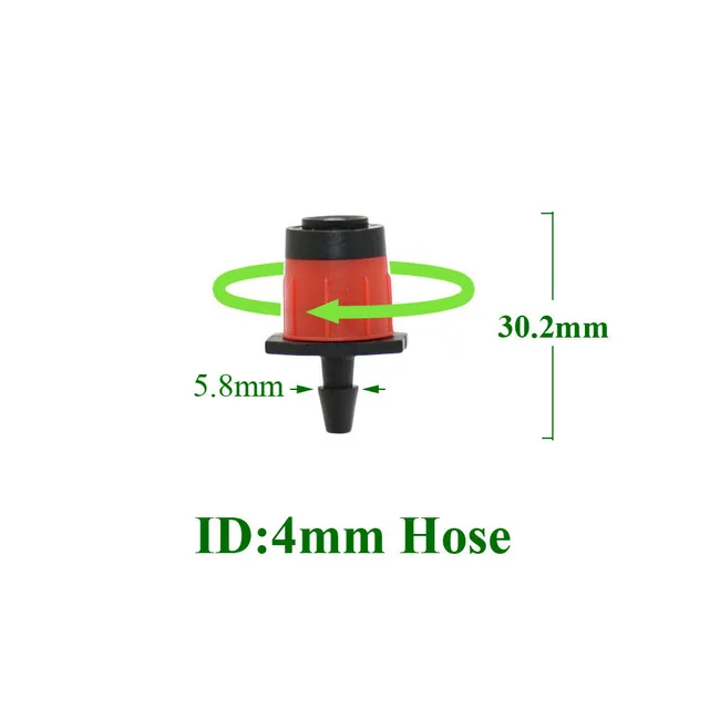 Szétjelző Csepp Vízfúvókák Kerti Öntözők Sprinklerek 360 Fokos Víz Öntözőrendszer 10Db - Image 6