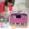 Tablet Interactive Electronic Learning Pad Toy With LED Screen,  Alphabet Numbers Word Music Math For Boys&Girls Christmas Gift 2