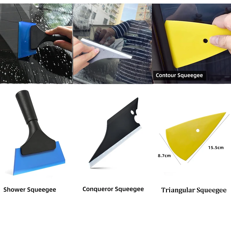 Kit di Strumenti NeoWrap per l'Applicazione di Pellicole Oscuranti per Finestrini Auto, Attrezzi per l'Installazione di Pellicole Protettive per Vetri, Squeegee per Pellicole Auto, Strumenti per Applicazione di Vinile per Veicoli - Image 3