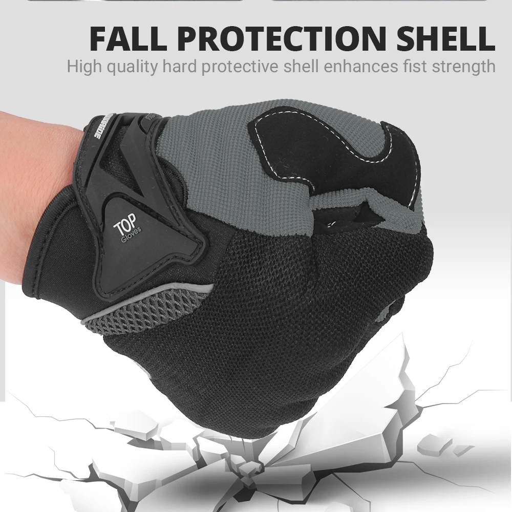Breathable Touch Screen Motorcycle Racing Gloves - Summer Sports Protective Gear