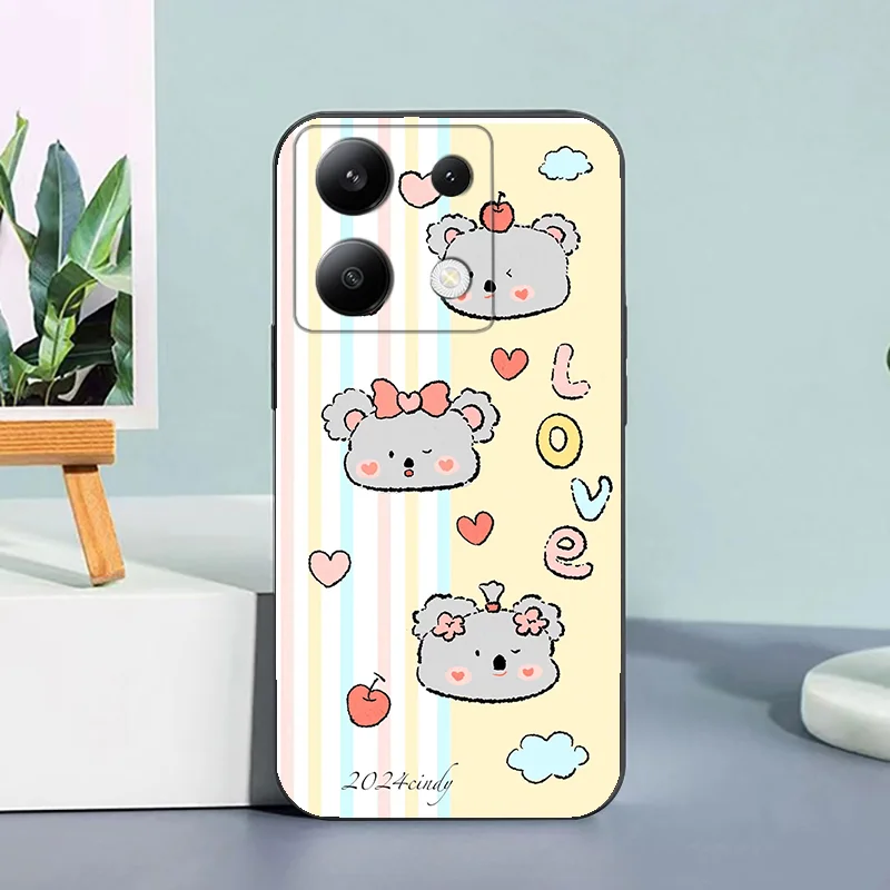 Funda Transparente BORYA Para Realme 10 4G - Silicona Suave, Antigolpes, Diseño Flores Y Gato