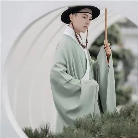 Ming Dynasty Hanfu Ancient Handsome Young Man Chinese Clothing Traditional Vintage Immortal Costume Hanfu Dress Set Men