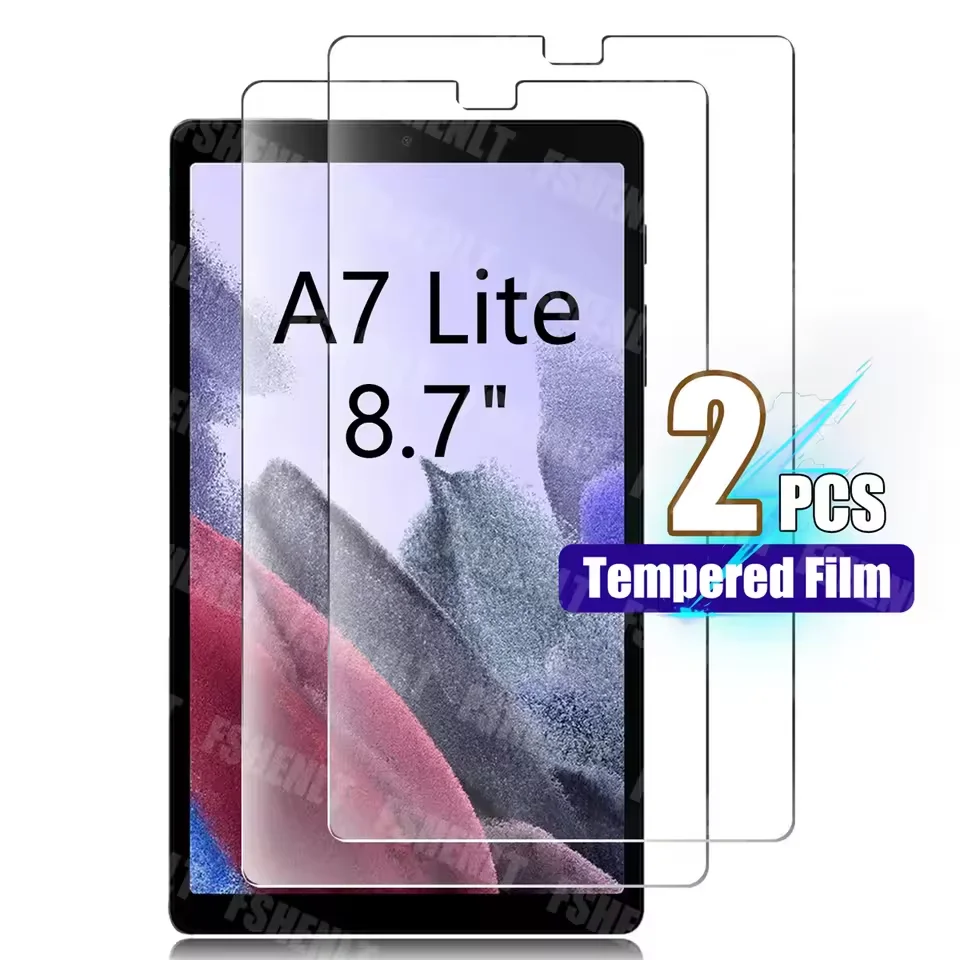 2-Pack HD Tempered Glass Screen Protector for 8.7-Inch Tablets - Anti-Scratch Protective Film