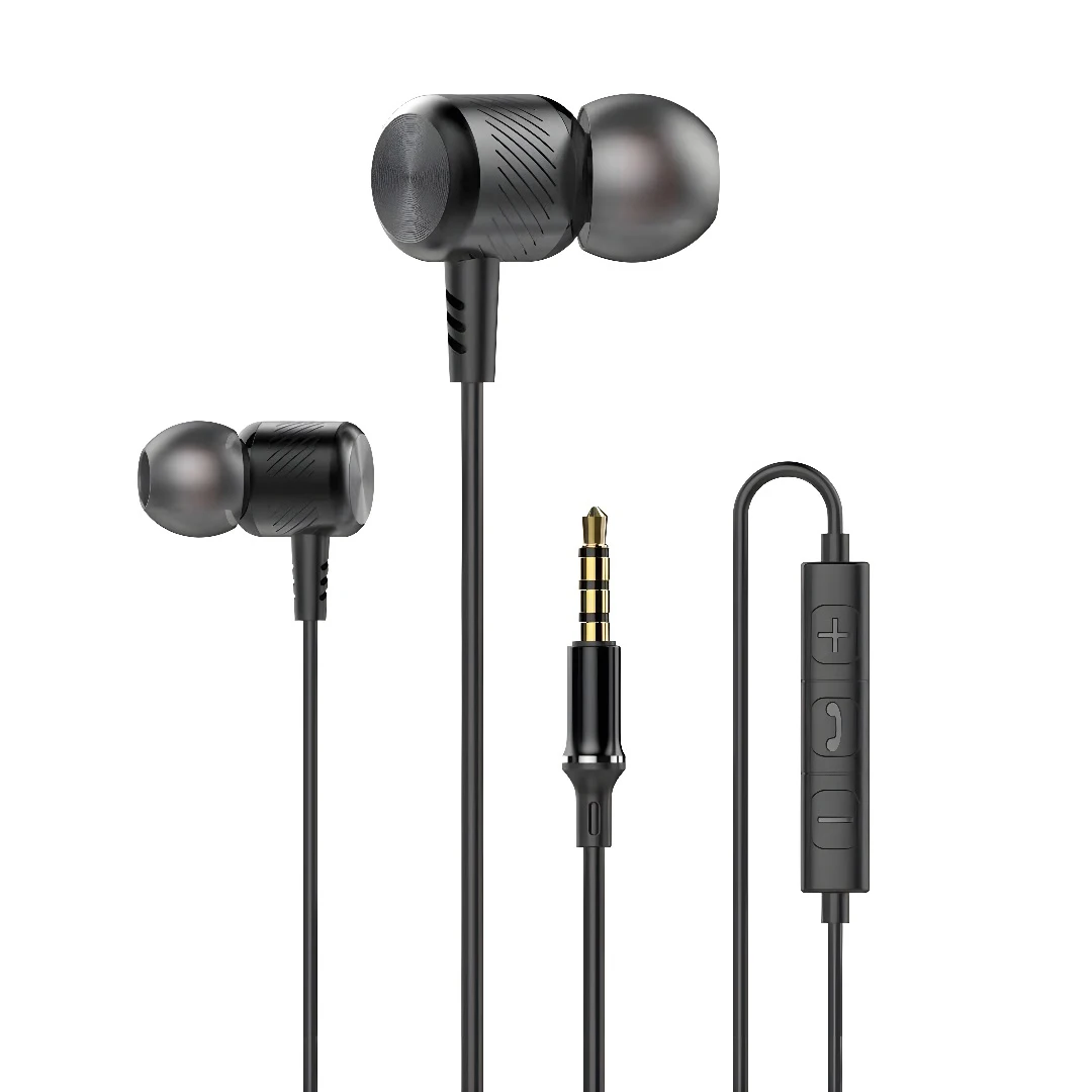 EARDECO Bass Wired Headphones with Metal Stereo Sound